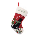 Oak PLUS 20"L Hooked Dog Stocking