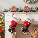Oak PLUS 20"L Hooked Dog Stocking