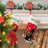 Oak PLUS 20"L Hooked Dog Stocking