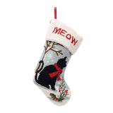 Oak PLUS 20"L Hooked Cat Stocking