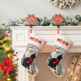 Oak PLUS 20"L Hooked Cat Stocking