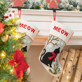 Oak PLUS 20"L Hooked Cat Stocking