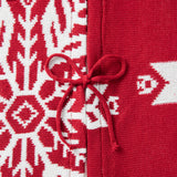 Oak PLUS 48"D Knitted Snowflake Acrylic Christmas Tree Skirt