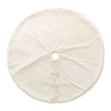 Oak PLUS Oversized White Faux Rabbit Fur Christmas Tree Skirt
