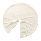 Oak PLUS Oversized White Faux Rabbit Fur Christmas Tree Skirt