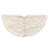 Oak PLUS Oversized White Faux Rabbit Fur Christmas Tree Skirt
